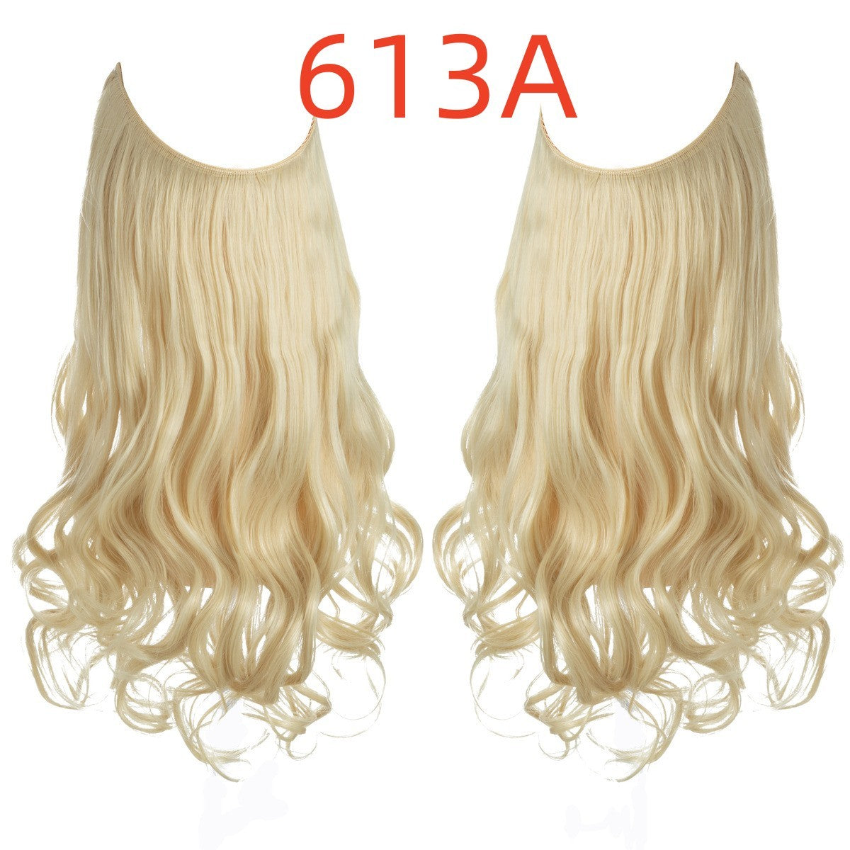 Long Curly Fish Line Wig – Heat-Resistant Fiber