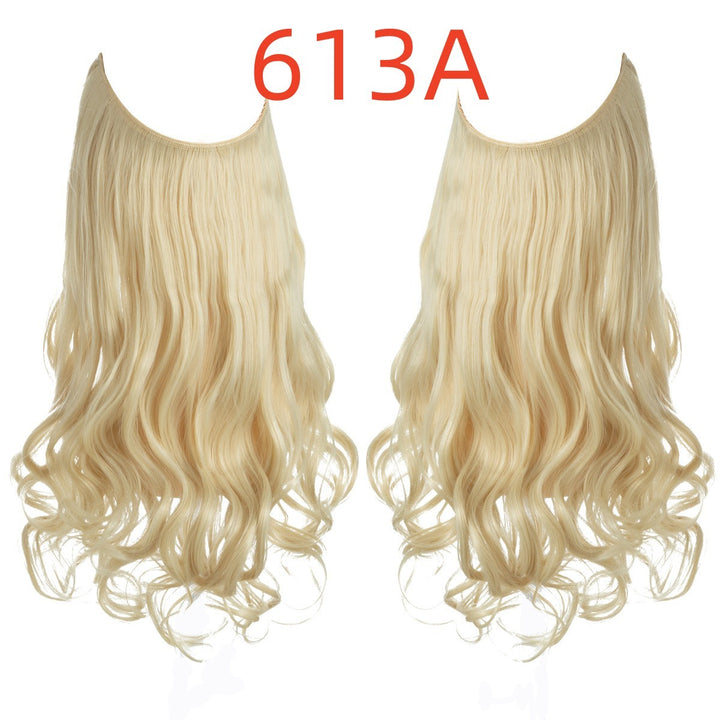 Long Curly Fish Line Wig – Heat-Resistant Fiber