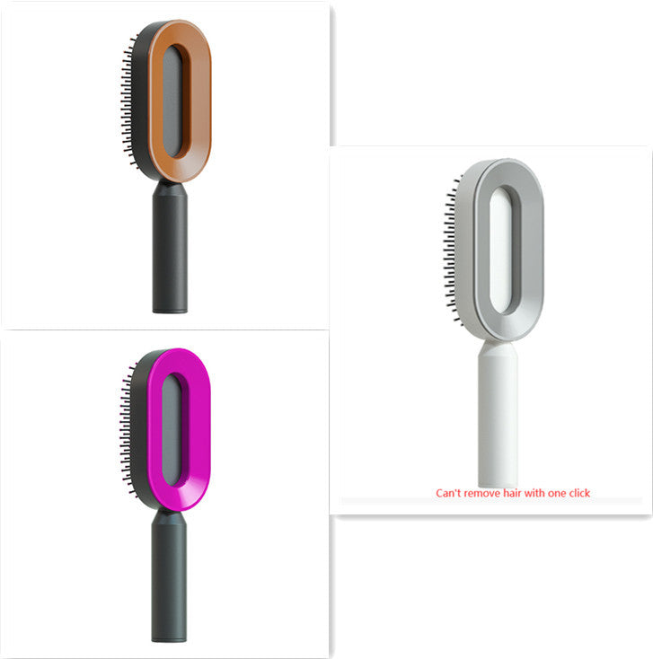 Self Cleaning Hair Brush – Detangle & Shine