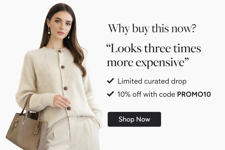 cashmere cardigan rose red warm knit outfit autumn winter style