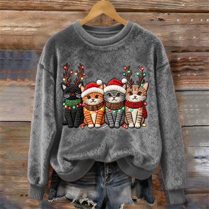 Christmas Sweatshirt Womens - 3D Flannel Cozy Gift Idea