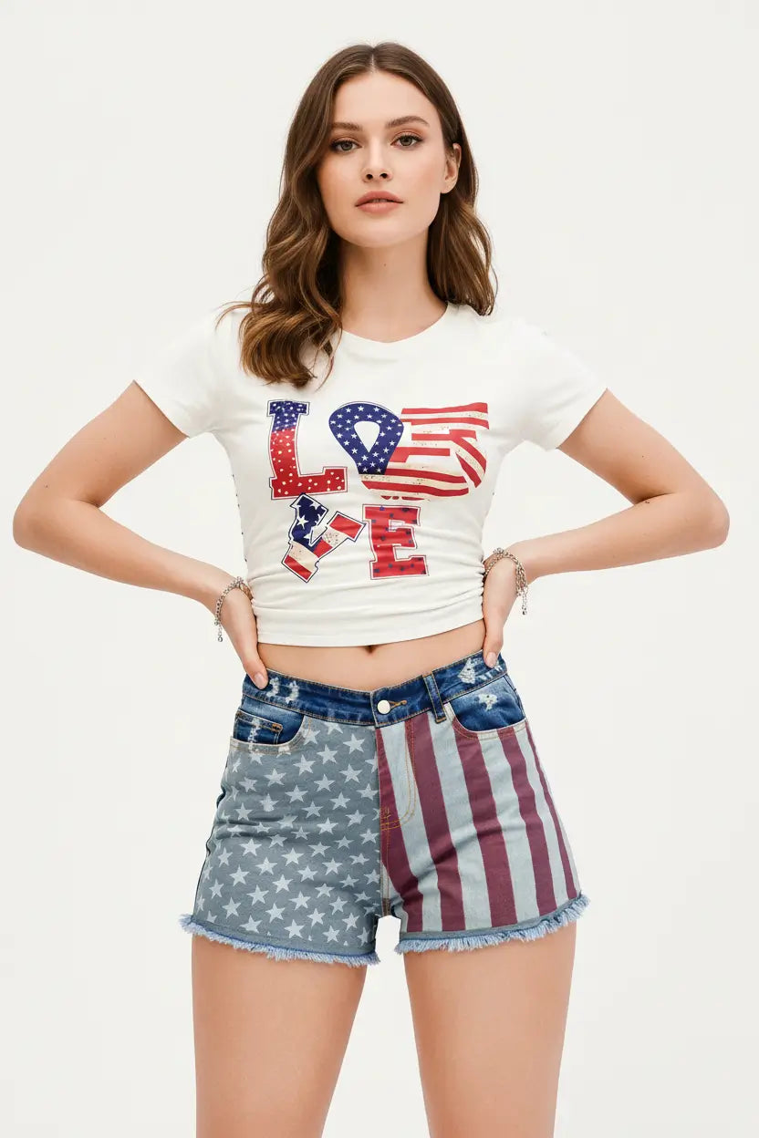 women’s holiday flare jeans mid-rise structured waist