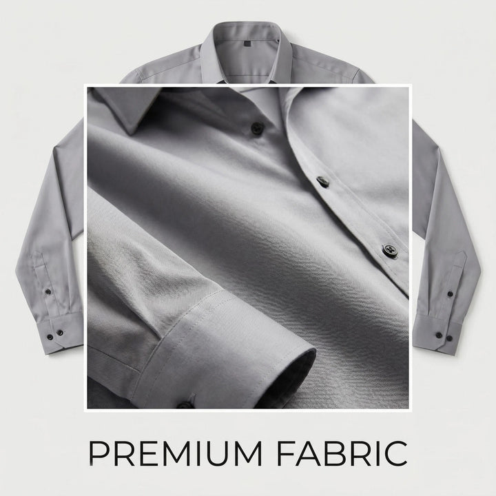 Mens Slim Fit Shirt Vintage Lapel Long Sleeve Plus Size
