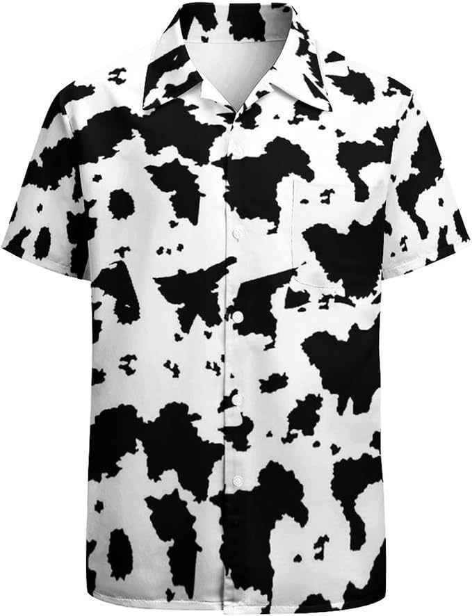 Men's Camouflage Short Sleeve Shirt – Slim Fit Style