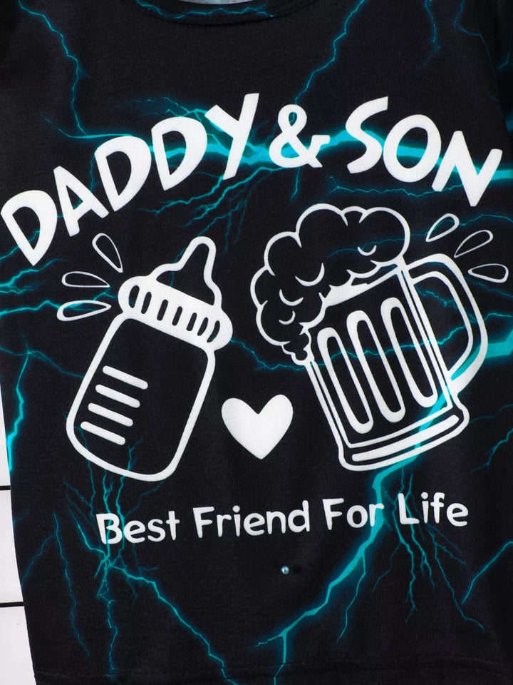 Daddy & Son Lightning Set casual weekend father son street style