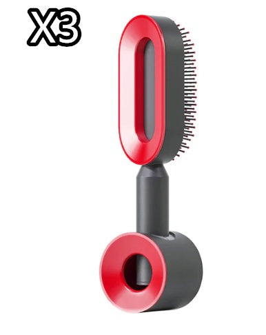 Self Cleaning Hair Brush – Detangle &amp; Shine