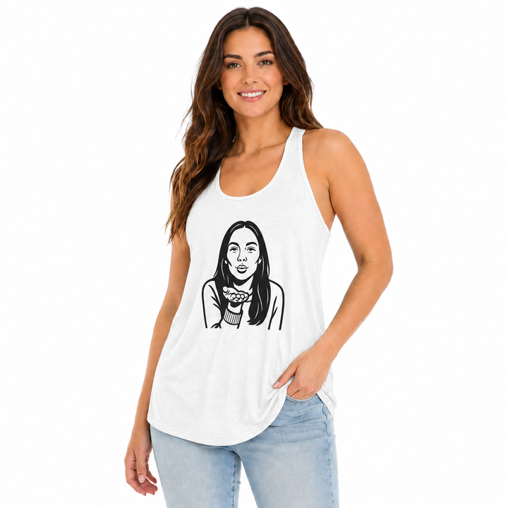 Breathable tank top women can wear for yoga and casual outings