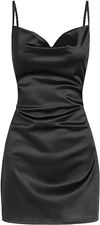 Satin Backless Dress – Slip Into Summer Shine