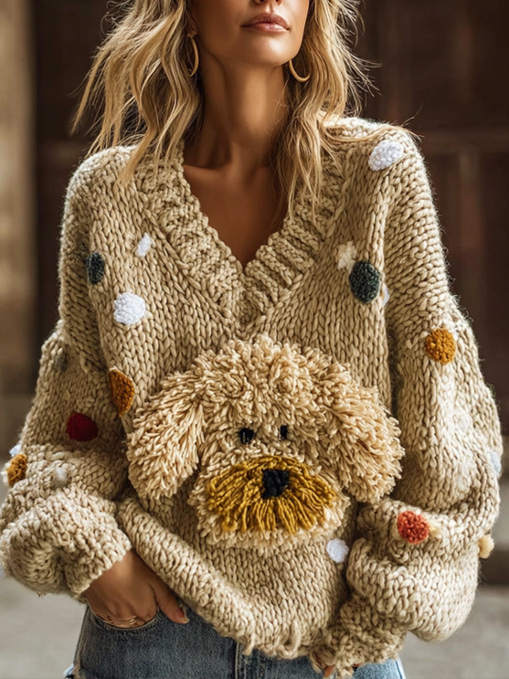 women pullover sweater v neck cozy street style on elegant woman premium lifestyle fashion photography