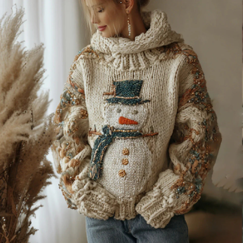 Women's French Terry Hoodie – Digital Print Essential