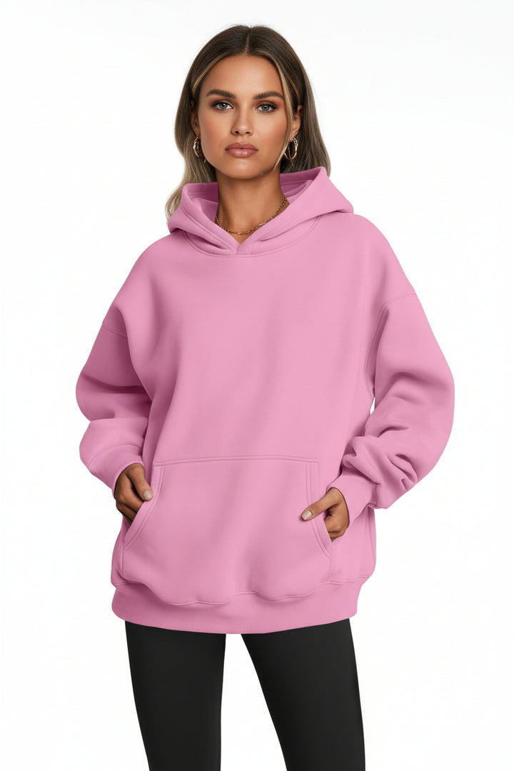 women pullover hoodie oversized relaxed silhouette daily wear