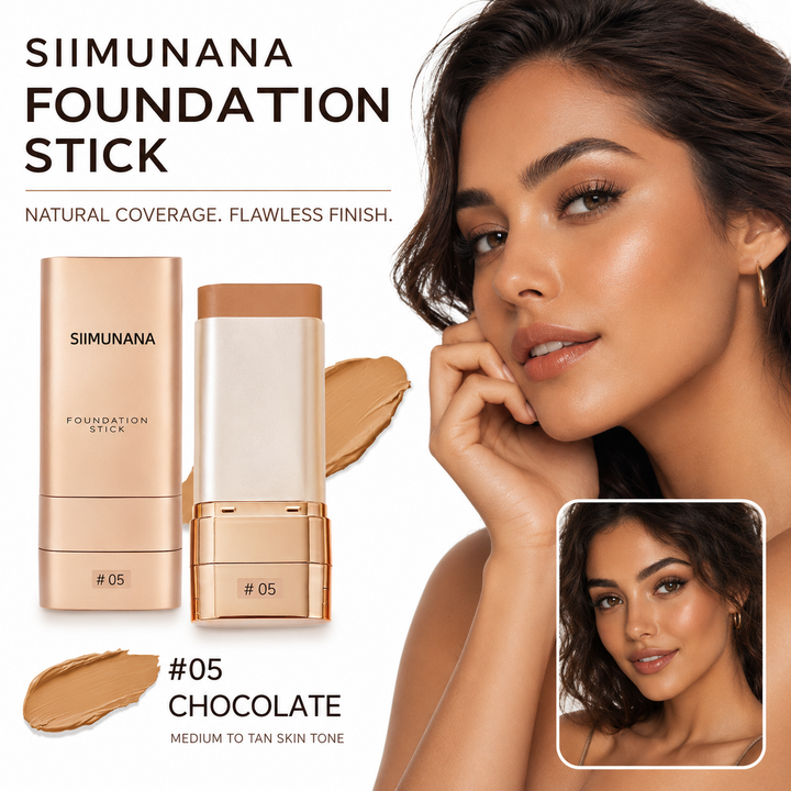 Blendable foundation stick for lightweight everyday coverage