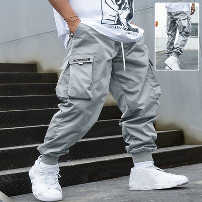 Men’s Hip Hop Cargo Pants - Multi Pocket Streetwear