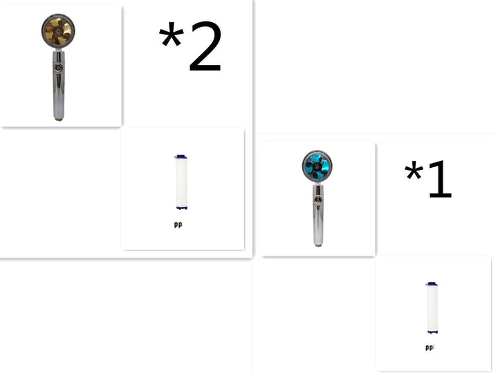 Water Saving Shower Head - Turbo Fan High Pressure Kits