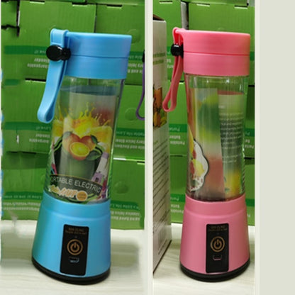USB Blender for Smoothies - Rechargeable 6-Blade 380ml!