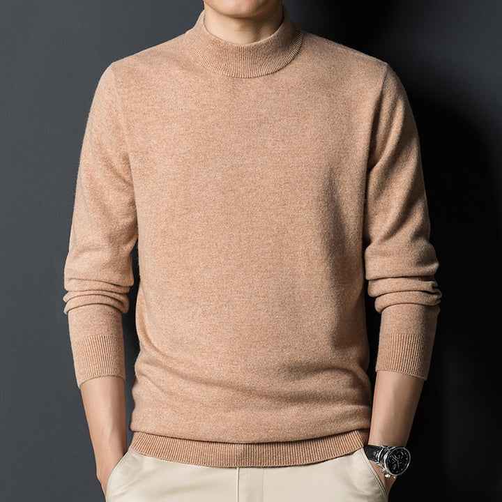 Men’s Slim-Fit Mock-Neck Long-Sleeve Top Comfort Dailys