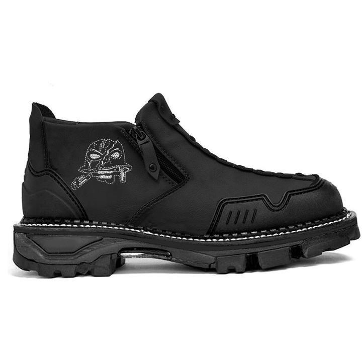 Men’s Halloween Skull Boots – Bold Night Grip