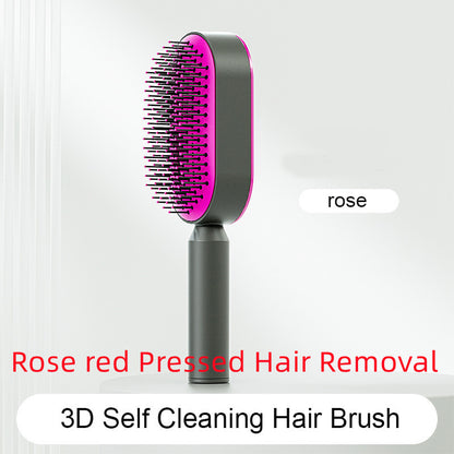 Self Cleaning Hair Brush – Detangle & Shine