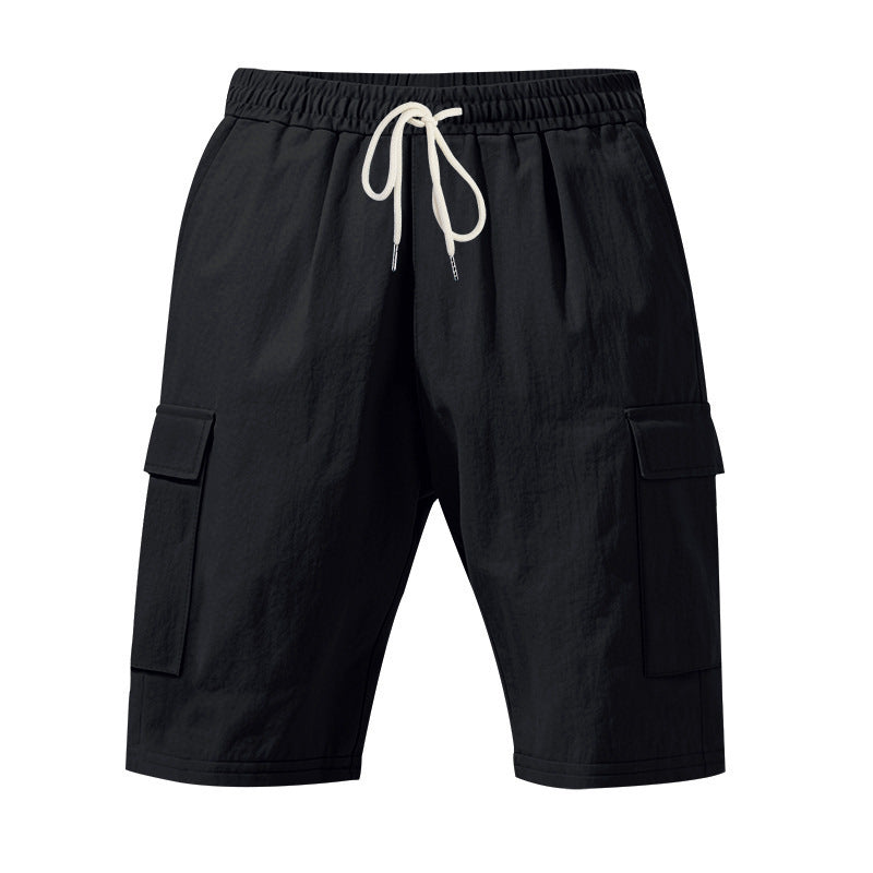 Men’s Linen Shorts – Breathable Beachwear with Pockets
