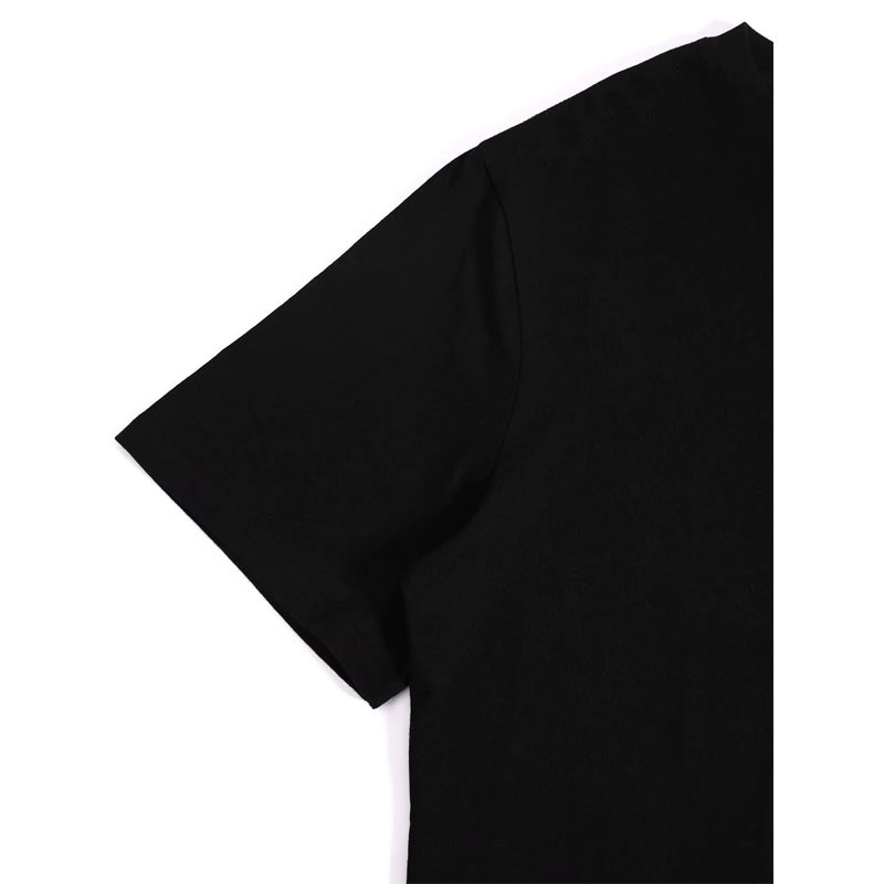 Soft breathable unisex T-shirt with Christian message print, black fabric, and clean casual look for faith-inspired days now.