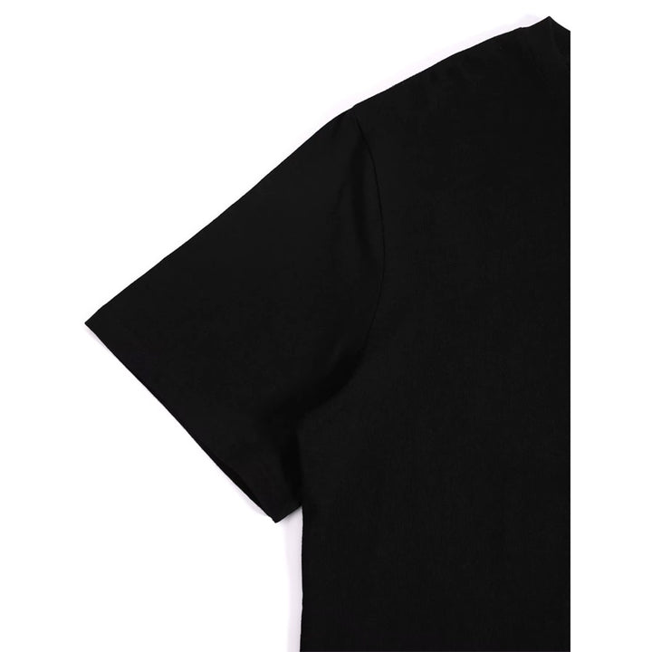 Soft breathable unisex T-shirt with Christian message print, black fabric, and clean casual look for faith-inspired days now.