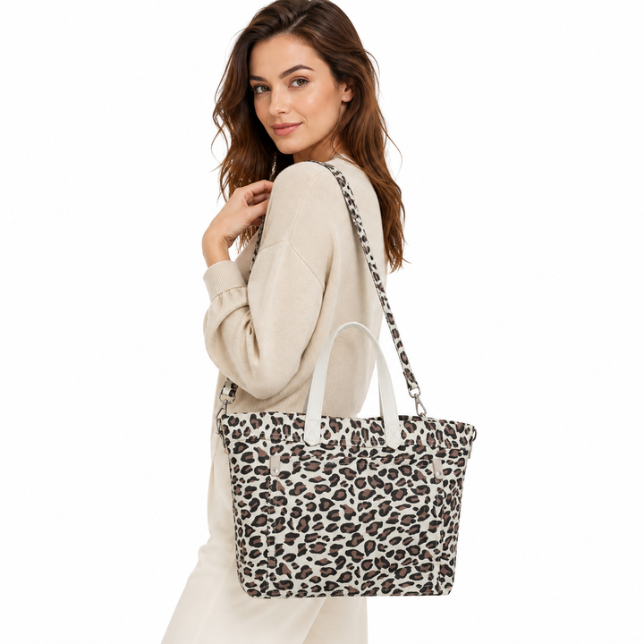 Leopard Tote Bag for Chic Everyday Carry Bag