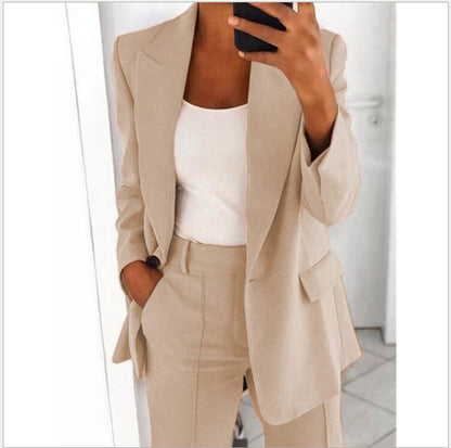Women's Sleeveless Draping Wide Leg Casual Suit