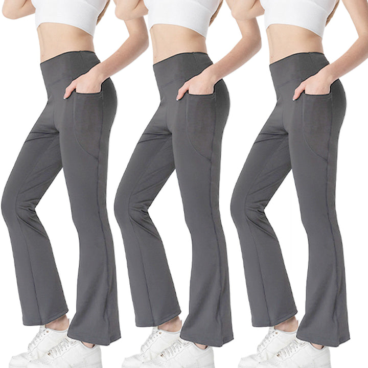 Mid Waist Slimming Cropped Pants – Tummy Control
