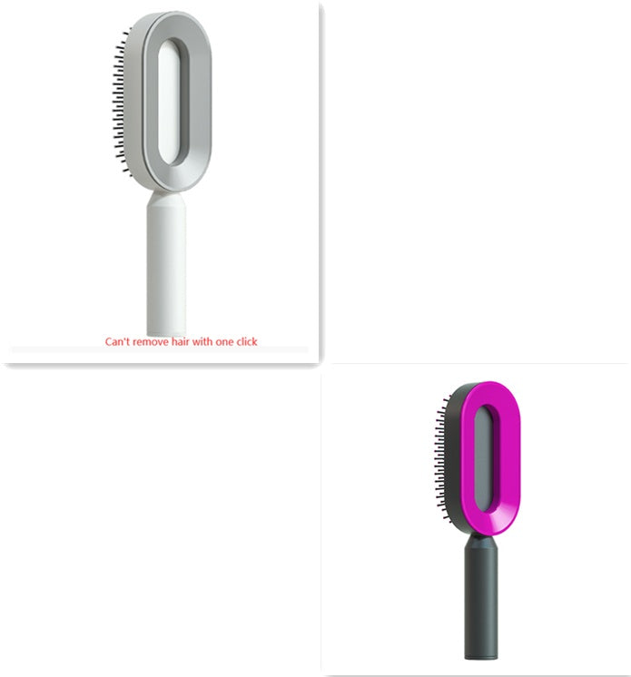 Self Cleaning Hair Brush – Detangle & Shine