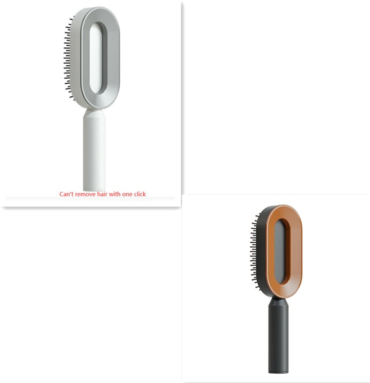 Self Cleaning Hair Brush – Detangle &amp; Shine