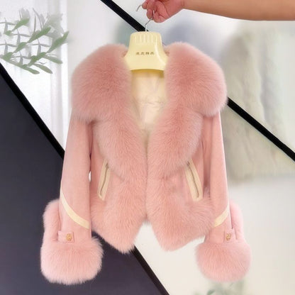 women’s artificial fur coat camel chic seasonal essential