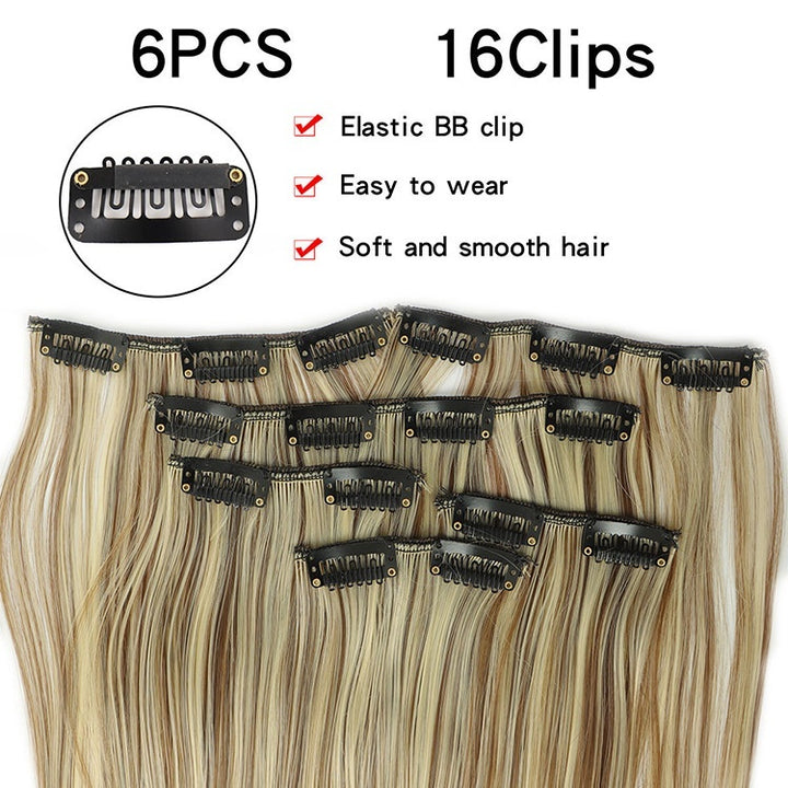 synthetic straight hair extensions soft drape movement test