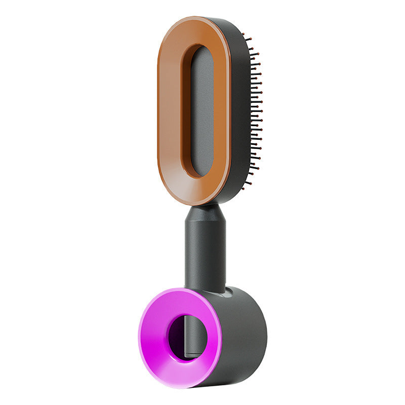 Self Cleaning Hair Brush – Detangle &amp; Shine