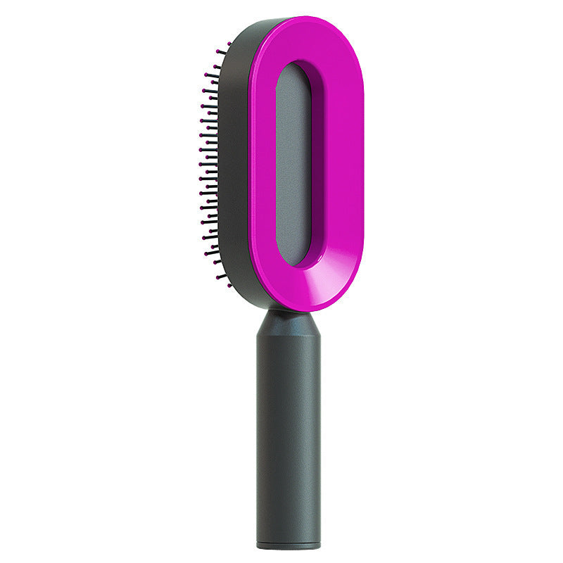Self Cleaning Hair Brush – Detangle & Shine