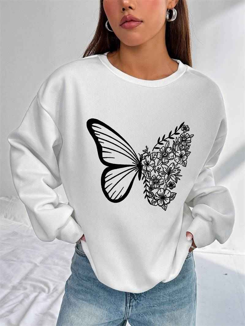 Women's Crew Neck Sweatshirt - Cozy, Soft & Daily Ready