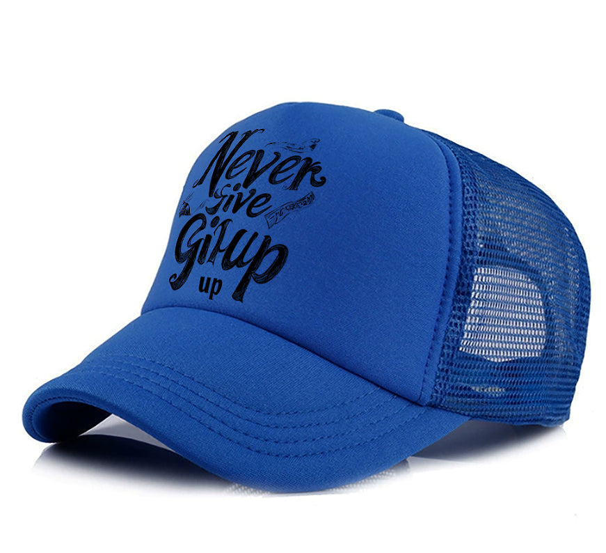 blue mesh baseball cap men urban daily outfit