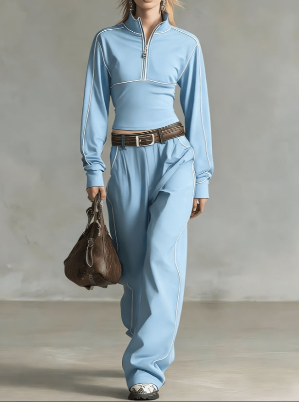 women sportswear set soft fabric texture premium finish