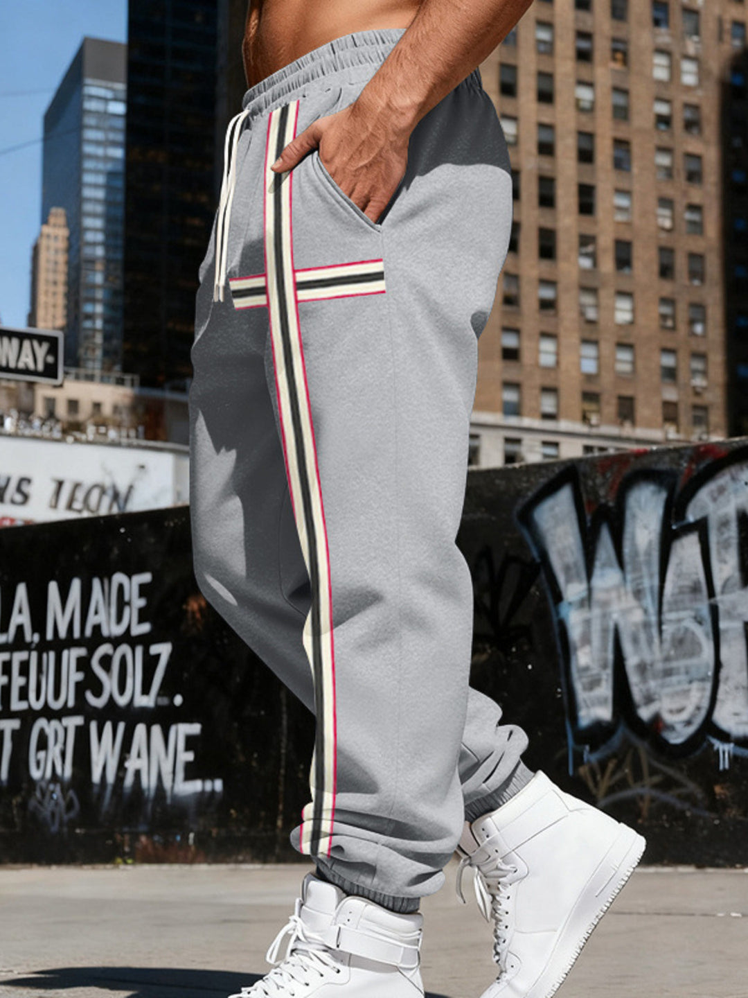 Striped men&