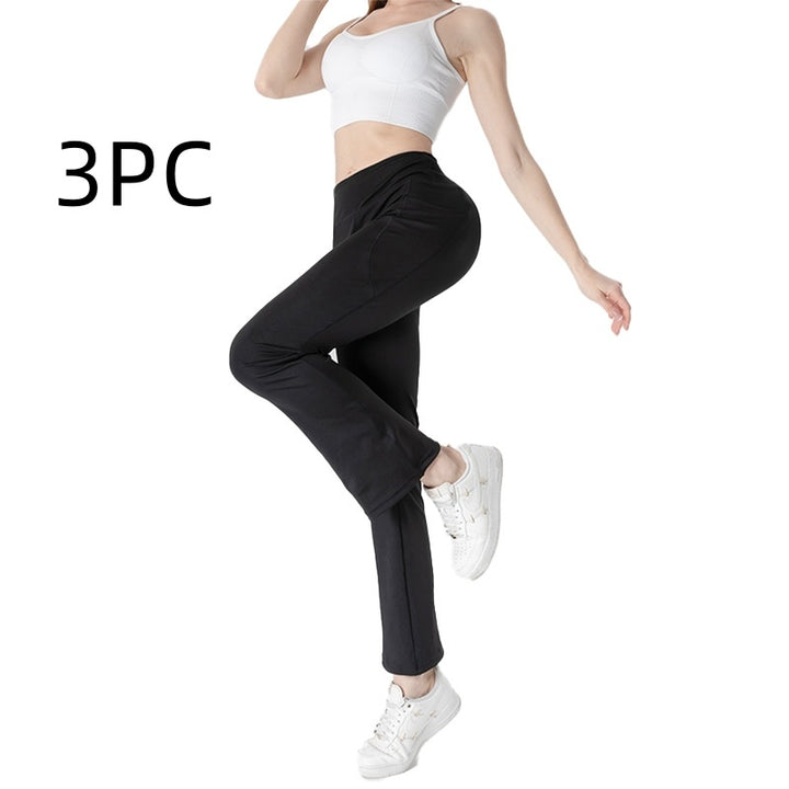 Mid Waist Slimming Cropped Pants – Tummy Control