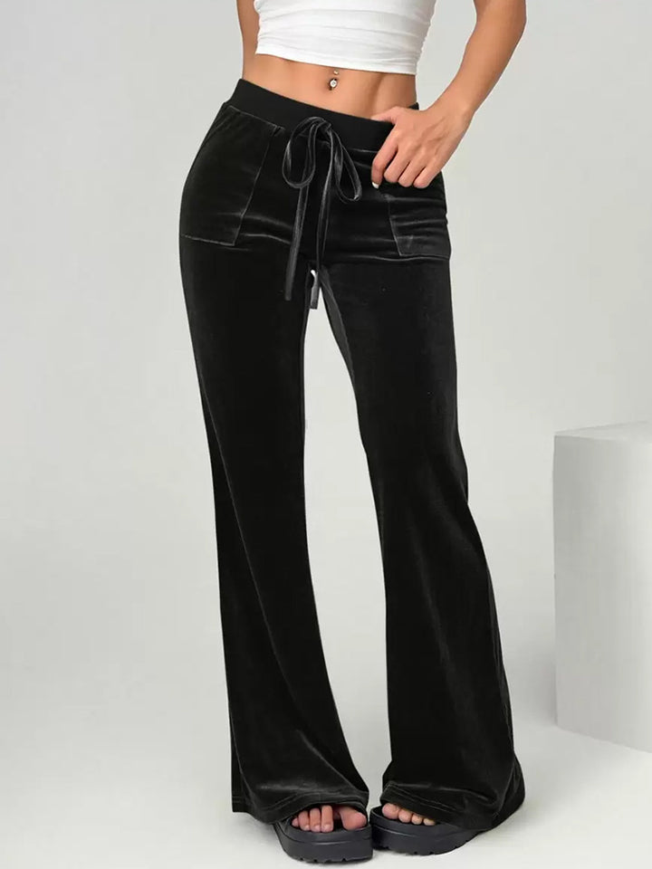 figure flattering flared pants women polished daily outfit