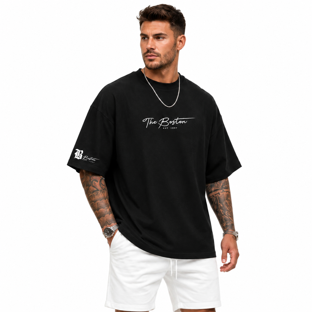 Men graphic t shirts in white with loose round neck fit, short sleeves and Korean style summer look for casual daily wear now