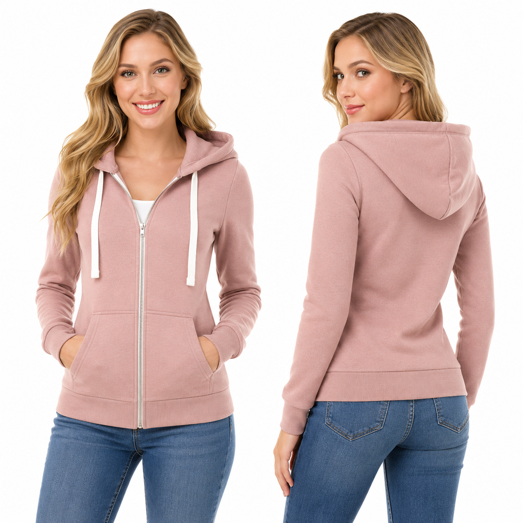 Women's Hoodie with Relaxed Fit and Modern Winter Style
