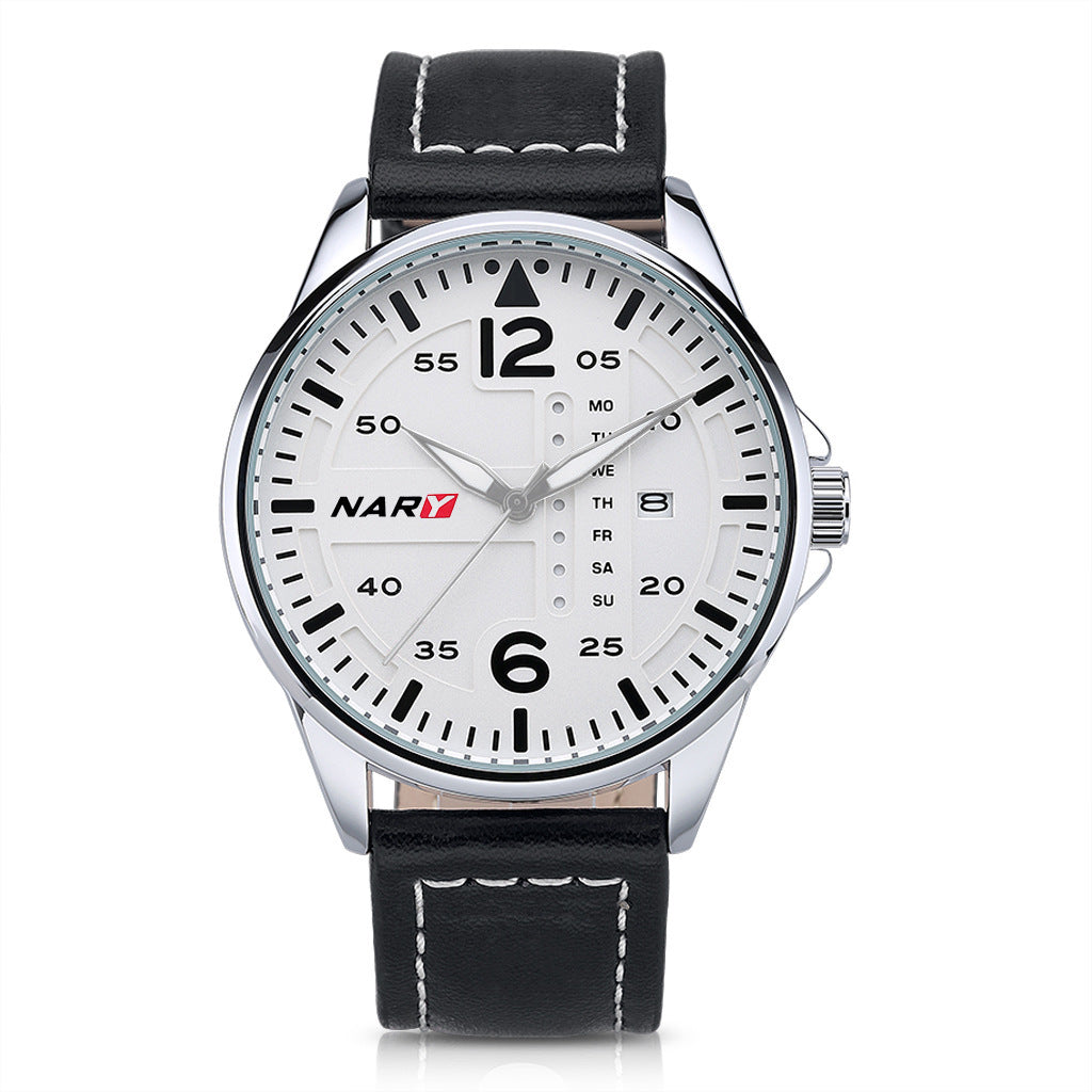 Men's Quartz Watch For Refined Everyday Confidence Look