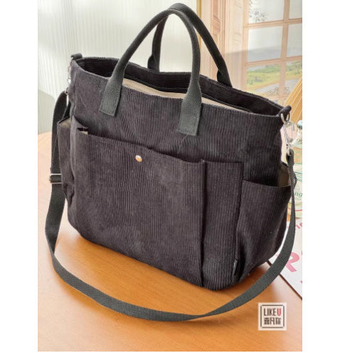 Large Capacity Canvas Shoulder Bag for Women