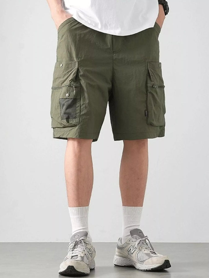 Casual plus size shorts for men styled for travel and warm weather