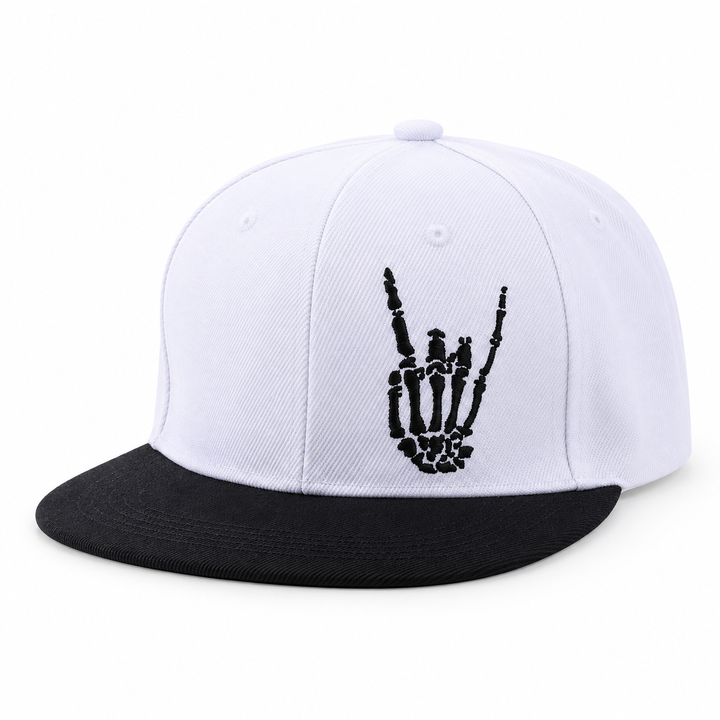 Flat brim baseball cap for men in a clean product view, showing its broad brim and simple shape for casual streetwear styling