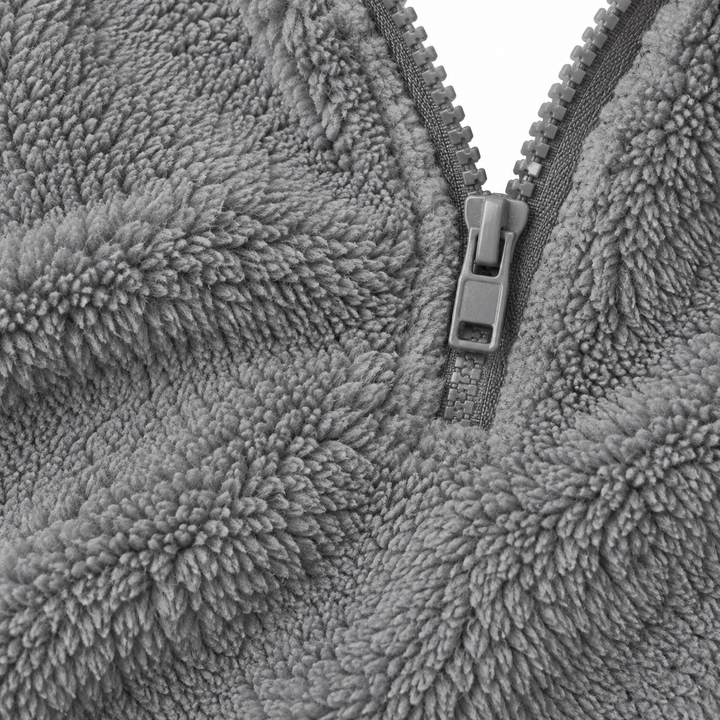 Close-up of the Grey pullover&