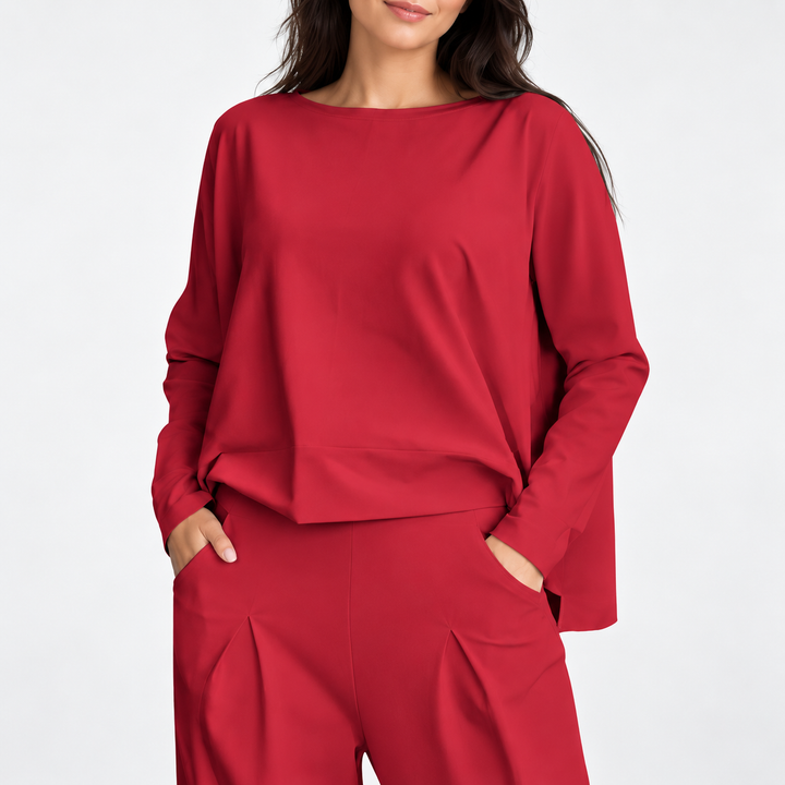 Close-up of the red women&