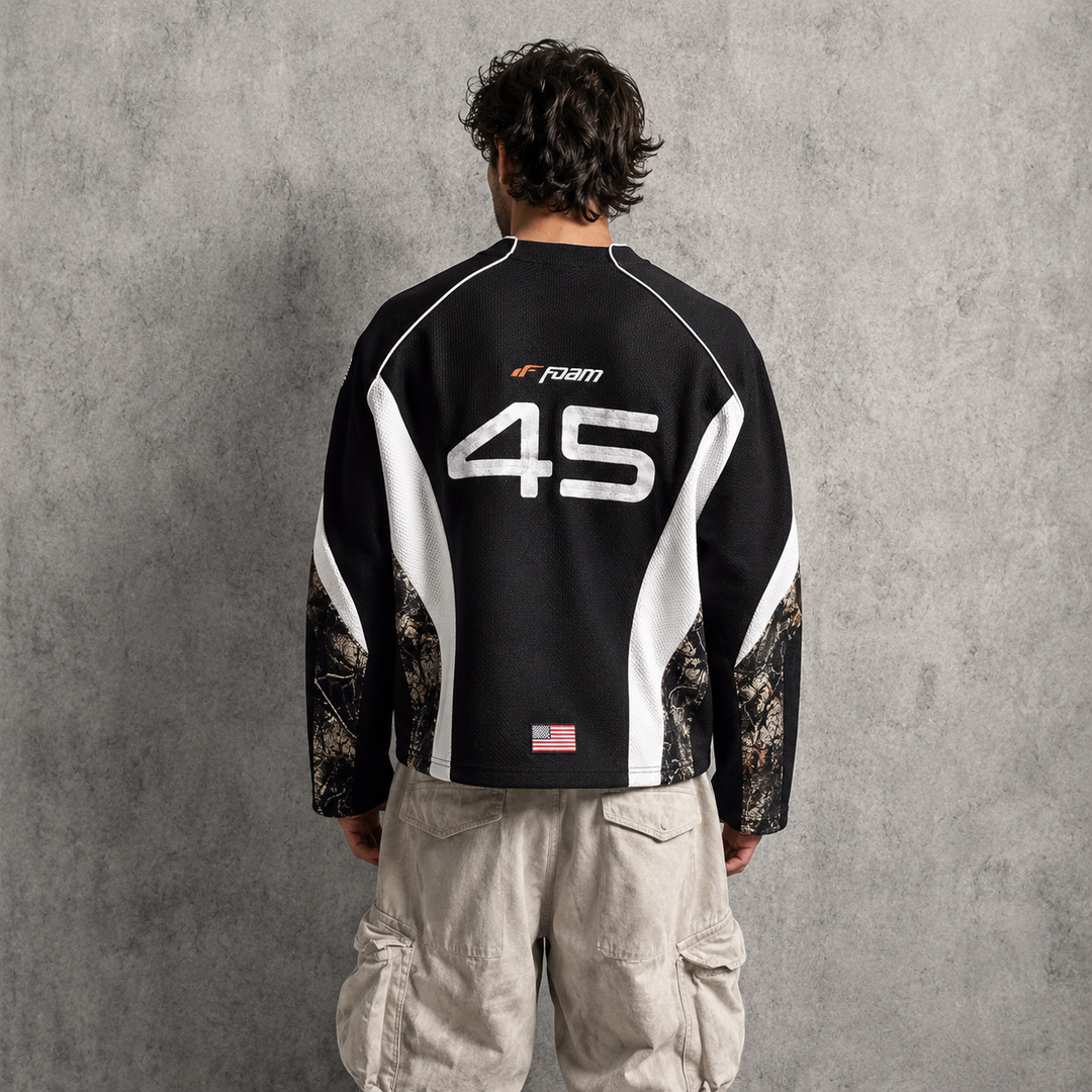 Back view of men&