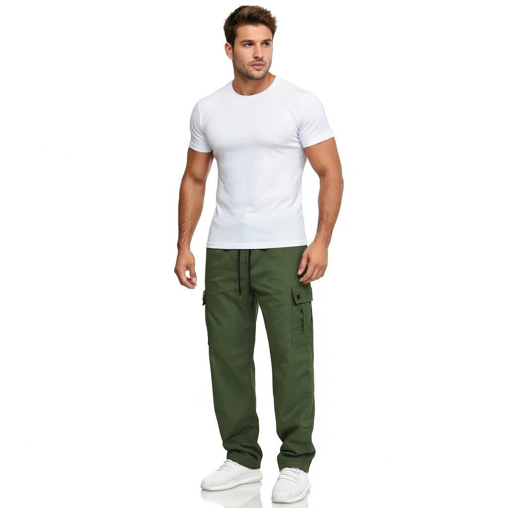 Men's Loose Fit Cargo Workwear Pants Outdoor Style Pros
